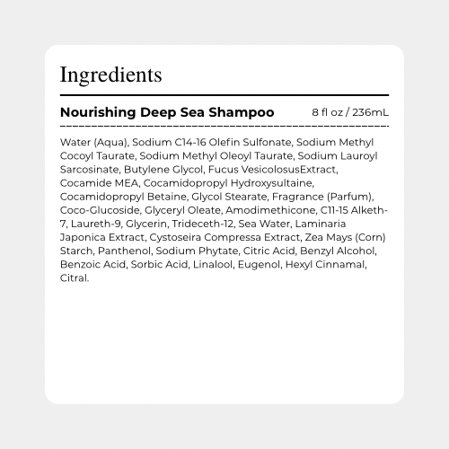 Nourishing Deep Sea Shampoo